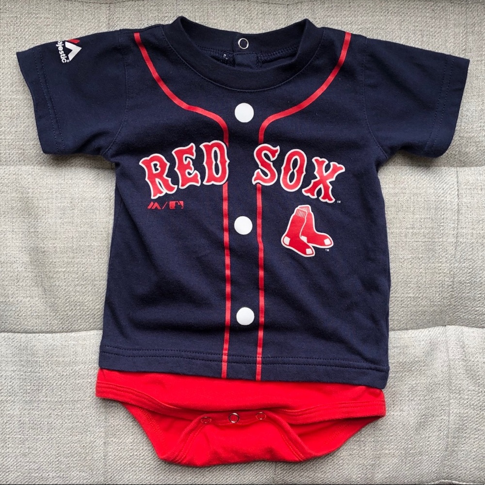 Boston Red Sox 6-9m Onesie EUC